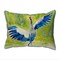 Betsy Drake Dancing Crane Bird Extra Large 20 X 24 Indoor / Outdoor Pillow